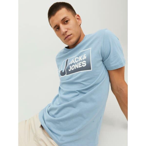 Ανδρική Μπλούζα JACK & JONES 12228078 Γαλάζιο - Image 2