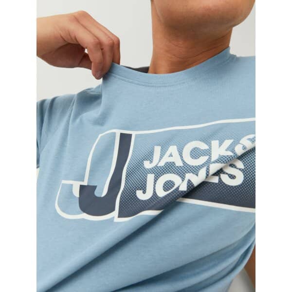 Ανδρική Μπλούζα JACK & JONES 12228078 Γαλάζιο - Image 3