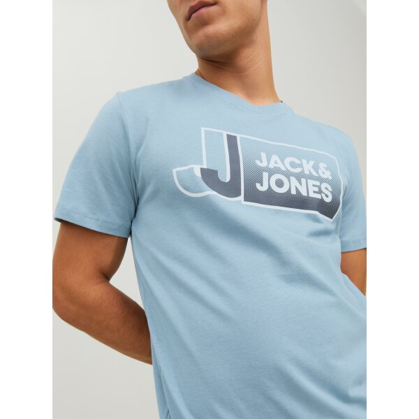 Ανδρική Μπλούζα JACK & JONES 12228078 Γαλάζιο - Image 6