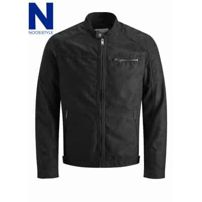 Ανδρική Δερματίνη JACK & JONES 12147218 Μαύρο