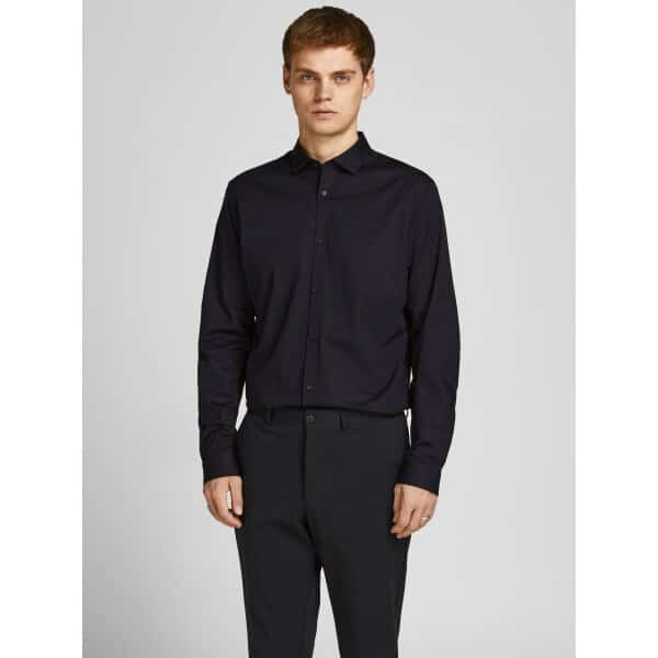 JACK&JONES_Noos2022_3789007_12201905 (1) Ανδρικό Πουκάμισο JACK & JONES 12201905 Μαύρο - Image 2