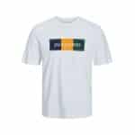 Ανδρική Μπλούζα JACK & JONES 12228542 Λευκό