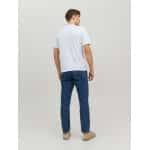 Ανδρική Μπλούζα JACK & JONES 12228542 Λευκό - Image 3
