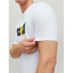 Ανδρική Μπλούζα JACK & JONES 12228542 Λευκό - Image 5