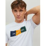 Ανδρική Μπλούζα JACK & JONES 12228542 Λευκό - Image 7