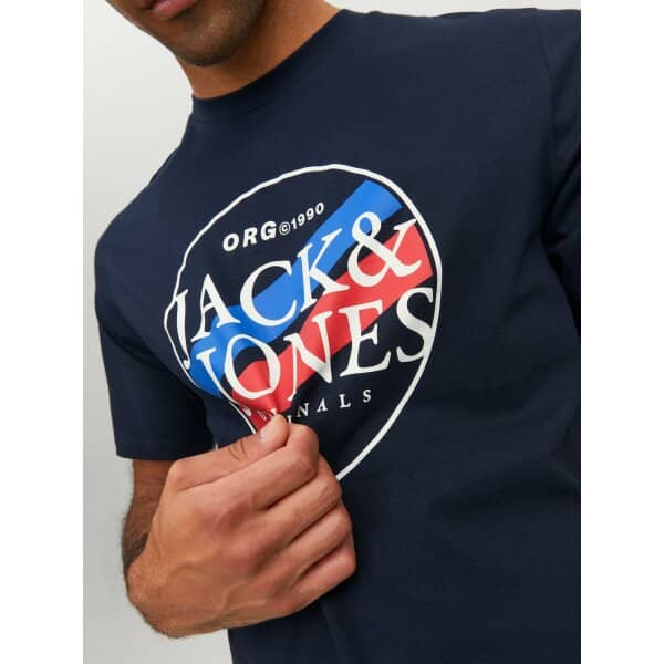 JACK&JONES_SpringSummer2023_4142420_12228542 (3) Ανδρική Μπλούζα JACK & JONES 12228542 Μπλε - Image 4