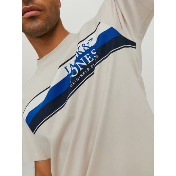 JACK&JONES_SpringSummer2023_4142421_12228542 (1) Ανδρική Μπλούζα JACK & JONES 12228542 Μπέζ - Image 2