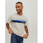 Ανδρική Μπλούζα JACK & JONES 12228542 Μπέζ - Image 5