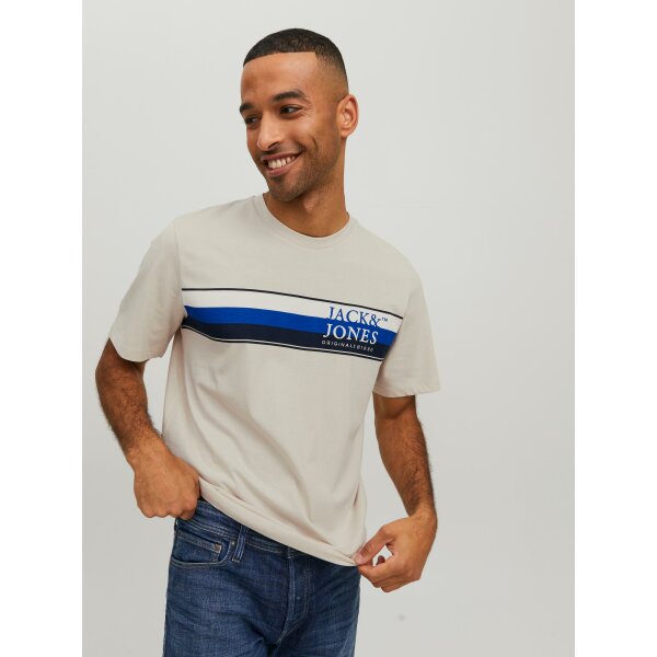 JACK&JONES_SpringSummer2023_4142421_12228542 (4) Ανδρική Μπλούζα JACK & JONES 12228542 Μπέζ - Image 5