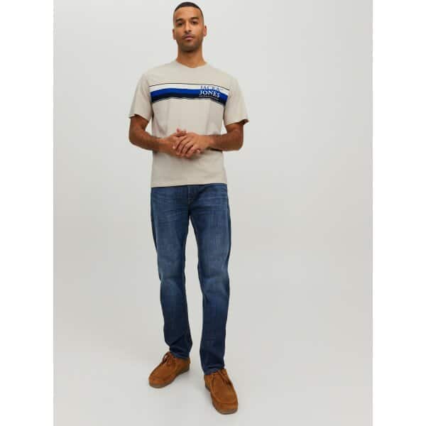 JACK&JONES_SpringSummer2023_4142421_12228542 (5) Ανδρική Μπλούζα JACK & JONES 12228542 Μπέζ - Image 6