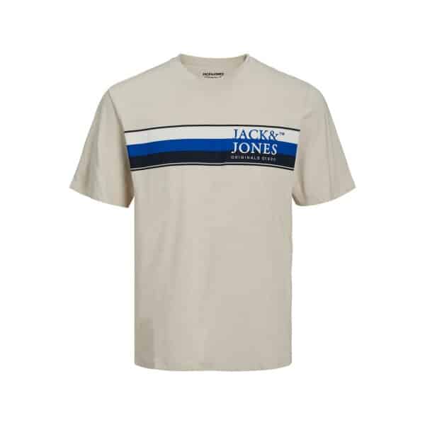 JACK&JONES_SpringSummer2023_4142421_12228542 Ανδρική Μπλούζα JACK & JONES 12228542 Μπέζ - Image 1