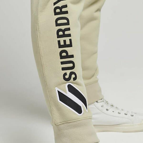 Ανδρικό Παντελόνι Φόρμα SUPERDRY M7010801A-5CV Εκρού - Image 3