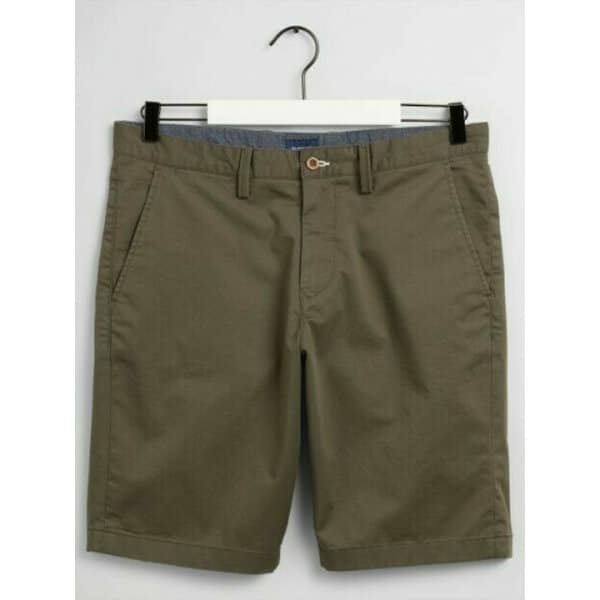 Ανδρική Βερμούδα GANT RELAXED TWILL 20007 Πράσινο - Image 1