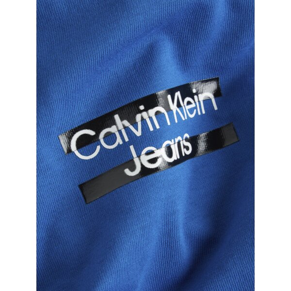Ανδρική Μπλούζα CALVIN KLEIN STRIPE LOGO J30J322872  Μπλέ - Image 3