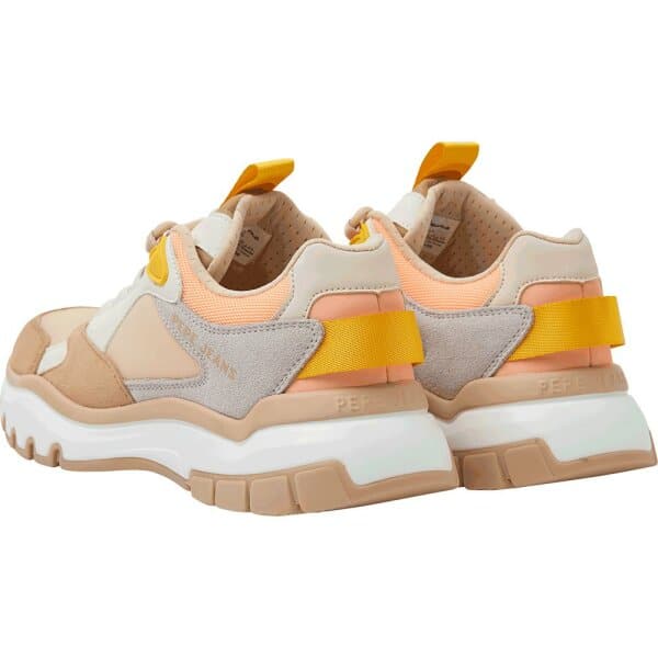 Γυναικείο Παπούτσι Μπέζ Sneaker Banksy Loom Pepe Jeans PLS31481 108 - Image 5