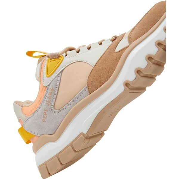 Γυναικείο Παπούτσι Μπέζ Sneaker Banksy Loom Pepe Jeans PLS31481 108 - Image 6