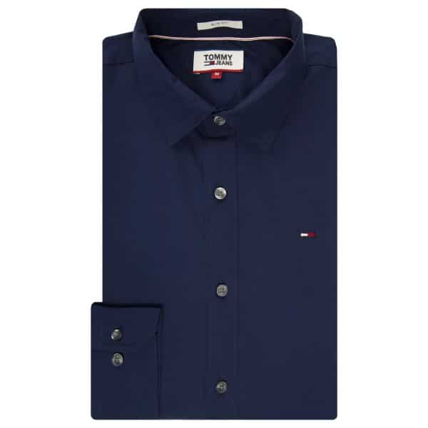 Ανδρικό Πουκάμισο Tommy Jeans DM0DM04405 Μπλέ - Image 2