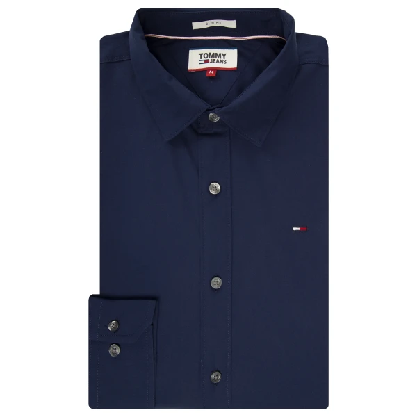 Ανδρικό Πουκάμισο Tommy Jeans DM0DM04405 Μπλέ - Image 2