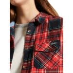 Πουκάμισο Καρώ Women's classic shirt Superdry Lumberjack en coton bio W4010235A-6DV - Image 3