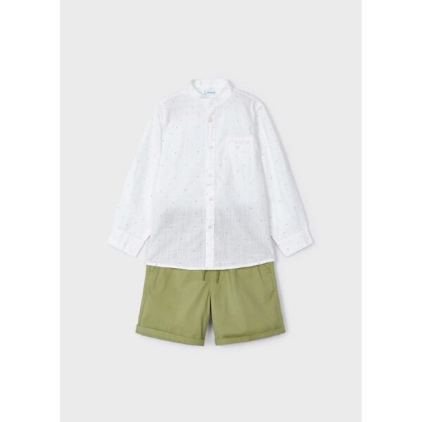 ΣΕΤ ΒΕΡΜΟΥΔΑ ΠΟΥΚΑΜΙΣΟ ΜΑΚΡΥΜΑΝΙΚΟ ΑΓΟΡΙ MAYORAL 23-03242-019 - Image 1