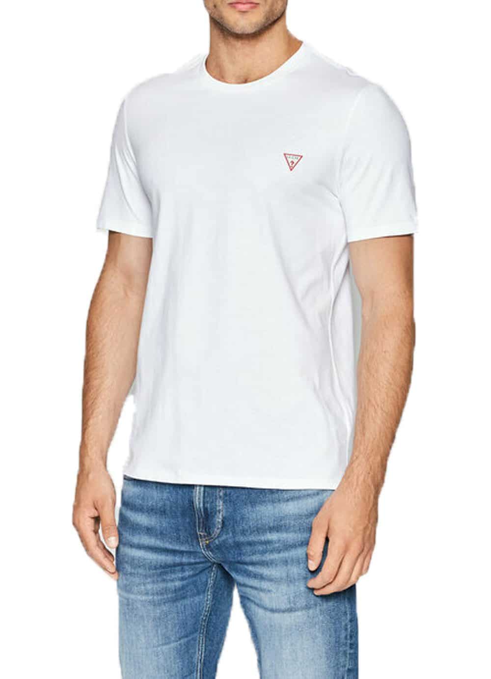 Ανδρική Μπλούζα GUESS M2YI36I3Z11 Λευκό - Emporio Shop