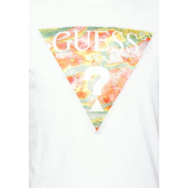 Ανδρική Μπλούζα GUESS M3GI57K9RM1 Λευκό - Image 2