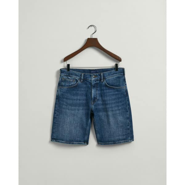 Ανδρική Βερμούδα Τζιν GANT ARLEY 205042 Μπλέ - Image 1