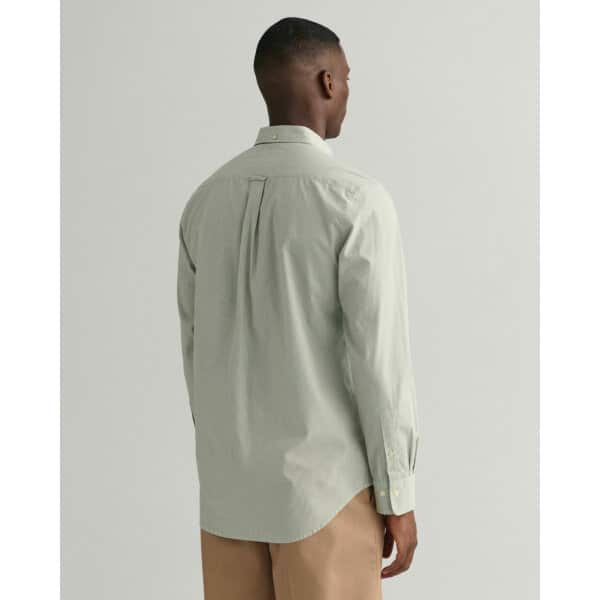 Ανδρικό Πουκάμισο GANT REG BROADLOTH BANKER 3063000 Πράσινο - Image 5