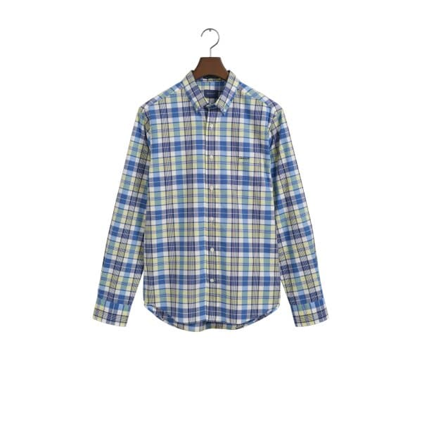 202301-3230056-471-transparent-fv-1 Ανδρικό Πουκάμισο GANT REG UT COLORFUL CHECK Μπλέ - Image 1