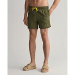 Ανδρικό Μαγιό Βερμούδα GANT CF SWIM SHORTS 922016001 Χακί - Image 2