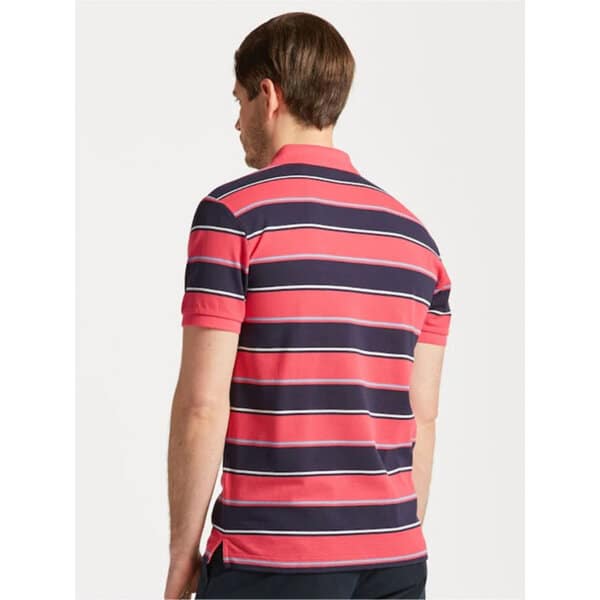 Ανδρική Μπλούζα GANT POLO MULTI STRIPE SS 2063015 Ροζ - Image 2