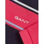 Ανδρική Μπλούζα GANT POLO MULTI STRIPE SS 2063015 Ροζ - Image 3