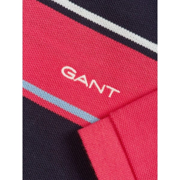 Ανδρική Μπλούζα GANT POLO MULTI STRIPE SS 2063015 Ροζ - Image 3