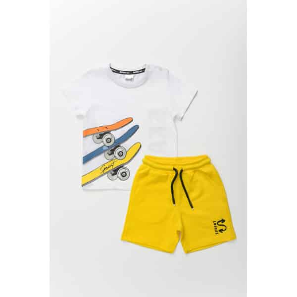 ΠΑΙΔΙΚΟ ΣΕΤ ΜΕ ΒΕΜΟΥΔΑ ΑΓΟΡΙ 2-5 ΕΤΩΝ ΛΕΥΚΟ SPRINT 231-1027 - Image 1