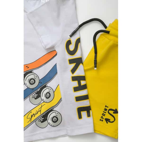 ΠΑΙΔΙΚΟ ΣΕΤ ΜΕ ΒΕΜΟΥΔΑ ΑΓΟΡΙ 2-5 ΕΤΩΝ ΛΕΥΚΟ SPRINT 231-1027 - Image 2