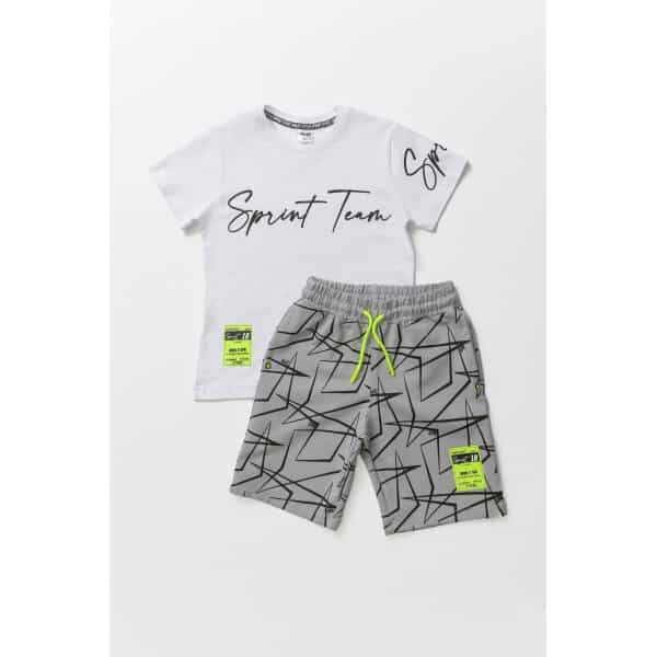 231-3033 WHITE a ΣΕΤ ΜΑΚΟ ΒΕΡΜΟΥΔΑ ΑΓΟΡΙ 6-16 ΕΤΩΝ ΛΕΥΚΟ SPRINT 231-3033 - Image 1