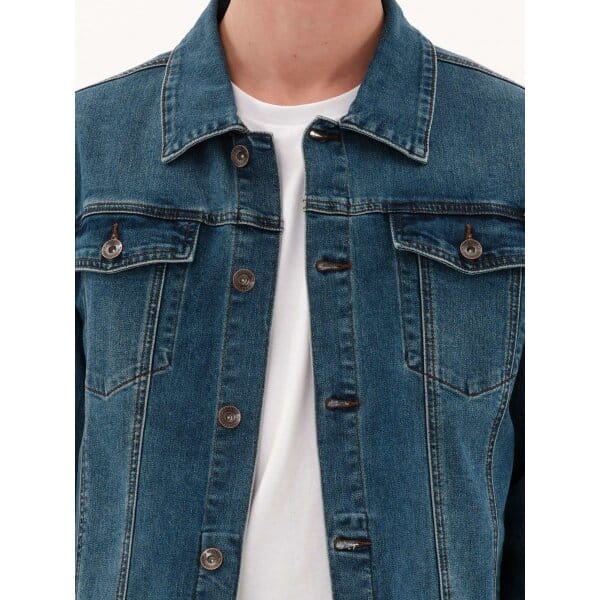 231.EM18.101-MIDDLE-BLUE_5 Ανδρικό Μπουφάν Τζιν EMERSON 231.EM18.101 Μπλέ - Image 5