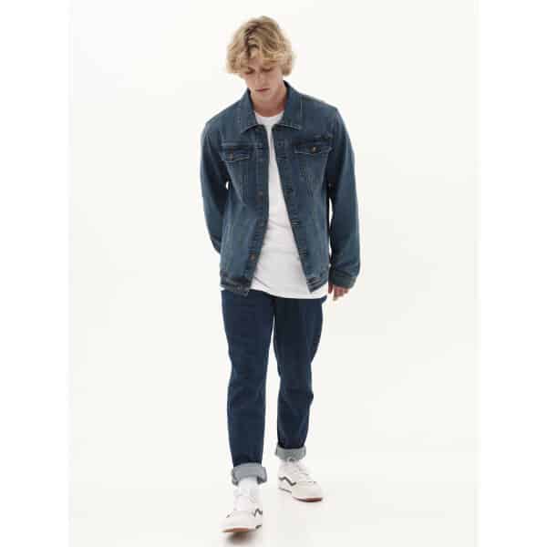 231.EM18.101-MIDDLE-BLUE_7 Ανδρικό Μπουφάν Τζιν EMERSON 231.EM18.101 Μπλέ - Image 7