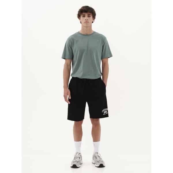 Ανδρική Βερμούδα Φούτερ EMERSON 231.EM26.37 Μαύρο - Image 4