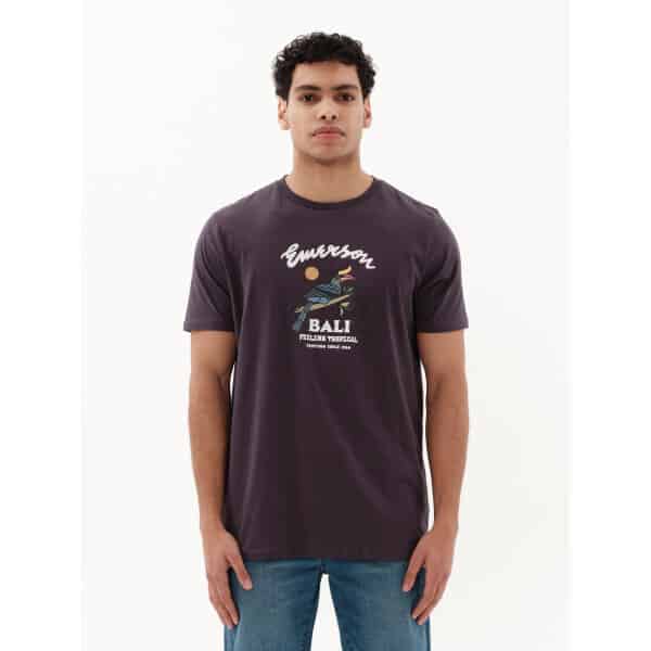 231.EM33.29-OFF-BLACK_1 Ανδρική Μπλούζα EMERSON 231.EM33.29 Μαύρο - Image 1