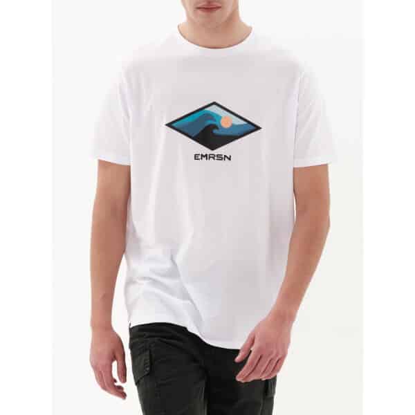 Ανδρική Μπλούζα EMERSON 231.EM33.55 Λευκή - Image 5