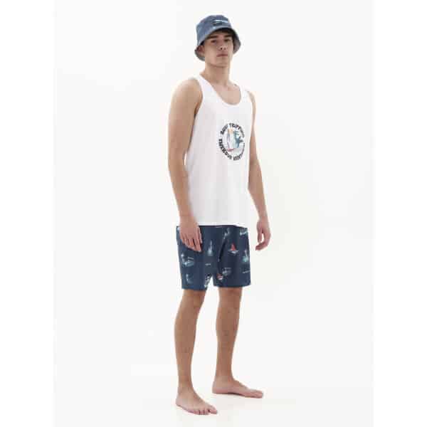 Ανδρική Μπλούζα Αμάνικη EMERSON 231.EM37.93 Λευκό - Image 4