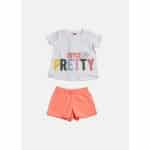ΠΑΙΔΙΚΟ ΣΕΤ SHORTS JOYCE PRETTY ΛΕΥΚΟ 2311137