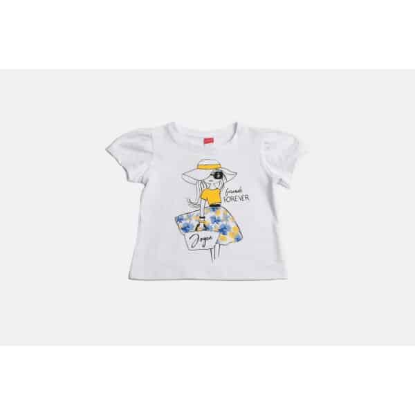 ΠΑΙΔΙΚΟ ΣΕΤ SHORTS ΛΕΥΚΟ WITH HAT JOYCE 2311144 - Image 3