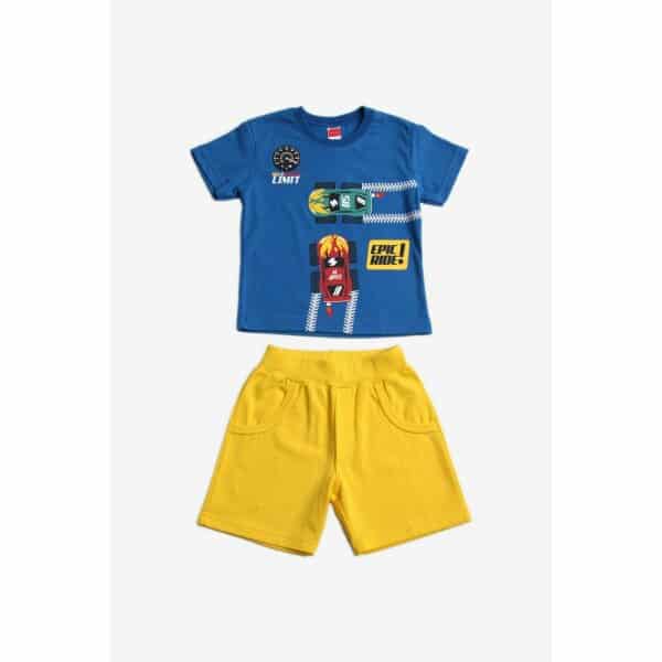 2312135_01 ΠΑΙΔΙΚΟ ΣΕΤ ΓΙΑ ΑΓΟΡΙ ΚΙΤΡΙΝΟ SHORTS EPIC! JOYCE 2312135 - Image 1