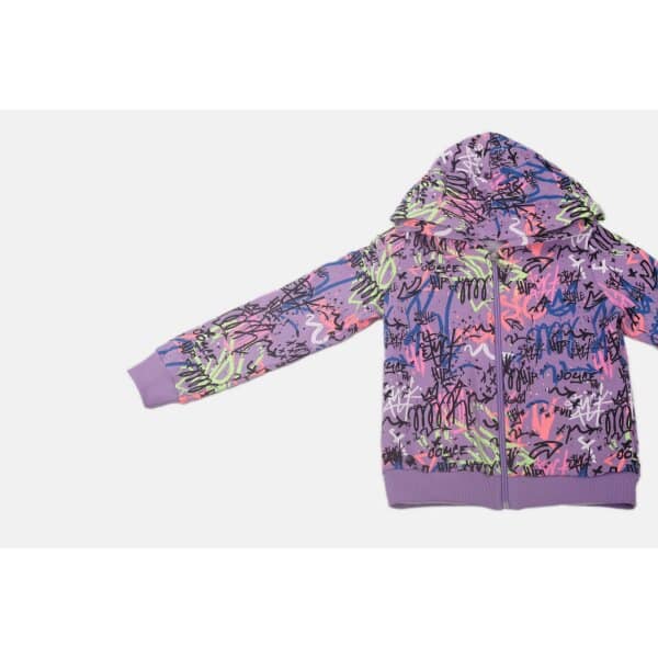 2313001_04_03 ΠΑΙΔΙΚΗ ΦΟΡΜΑ ΕΠΟΧΙΑΚΗ ΓΙΑ ΚΟΡΙΤΣΙ ΤΡΙΠΛΕΤΑ ΜΩΒ GRAFFITI JOYCE  2313001 - Image 3