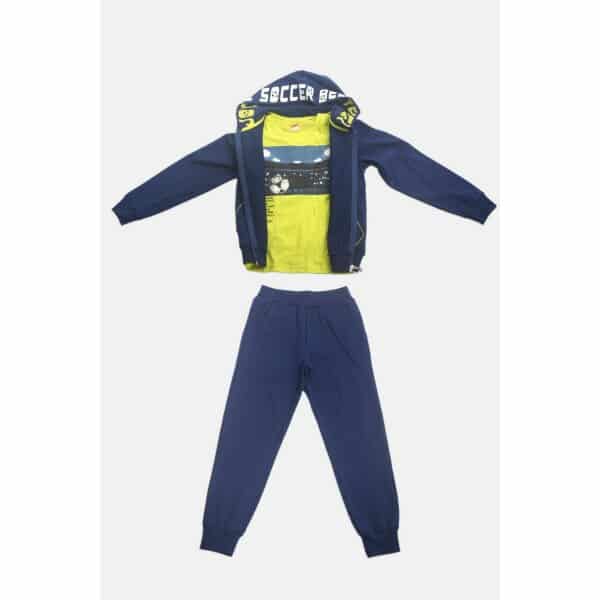 2314001_01 ΠΑΙΔΙΚΗ ΦΟΡΜΑ ΜΕ ΖΑΚΕΤΑ ΚΑΙ ΜΠΛΟΥΖΑ ΓΙΑ ΑΓΟΡΙ ΕΠΟΧΙΑΚΗ ΜΠΛΕ JOYCE 2314001 - Image 1