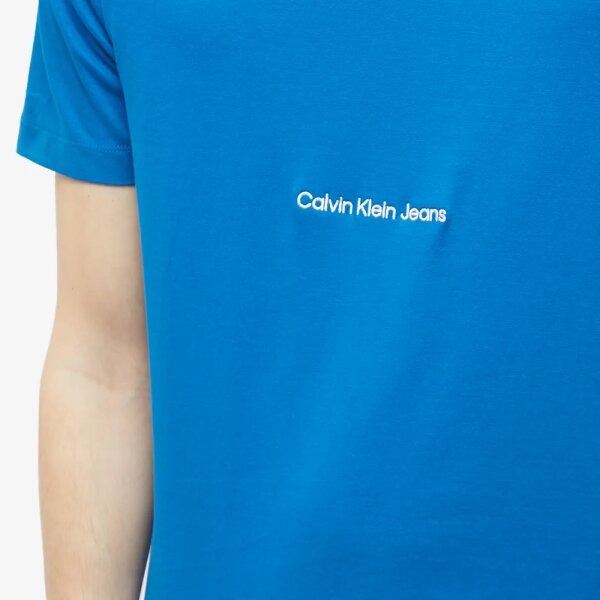 Ανδρική Μπλούζα CALVIN KLEIN J30J322848 Μπλέ - Image 4