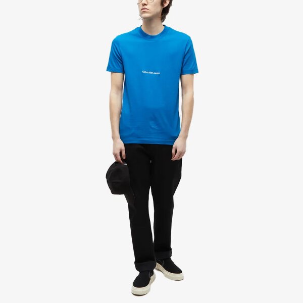 Ανδρική Μπλούζα CALVIN KLEIN J30J322848 Μπλέ - Image 5