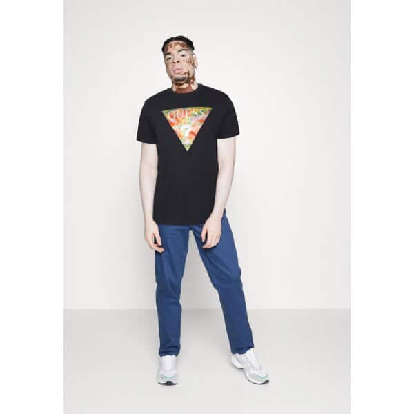 Ανδρική Μπλούζα GUESS M3GI57K9RM1 Μαύρο - Image 2